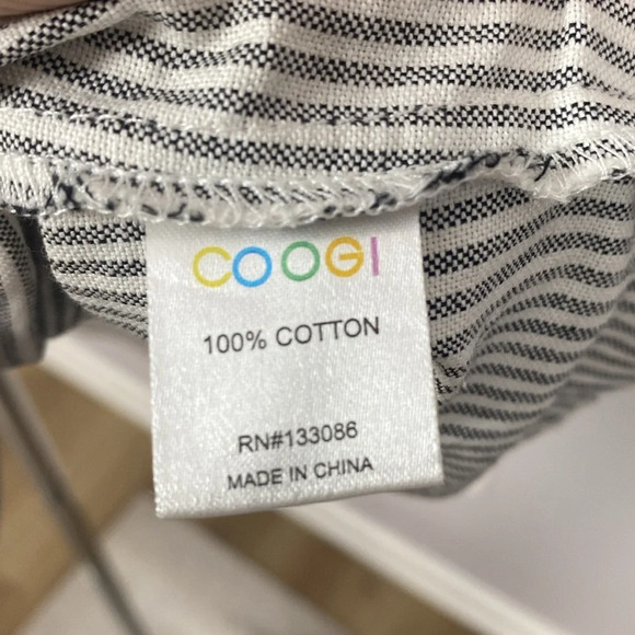 Vintage Y2K Coogi Zip front belted dress with vertical stripes 1X - Picture 12 of 13